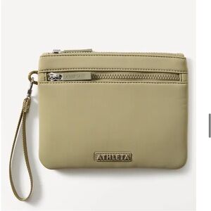 Athleta Olive Wristlet Diem Pouch